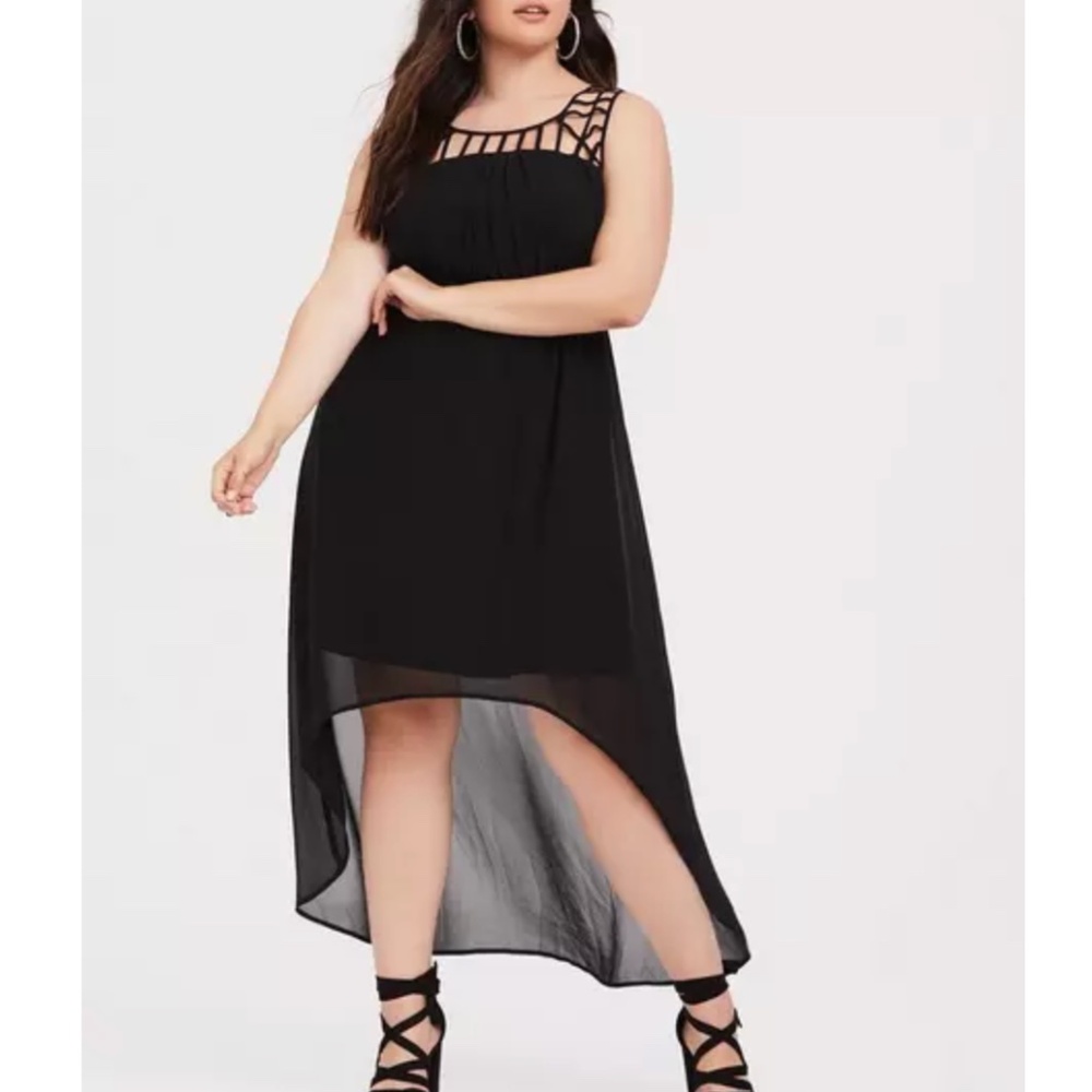 Torrid Size 3 Maxi Georgette Dress